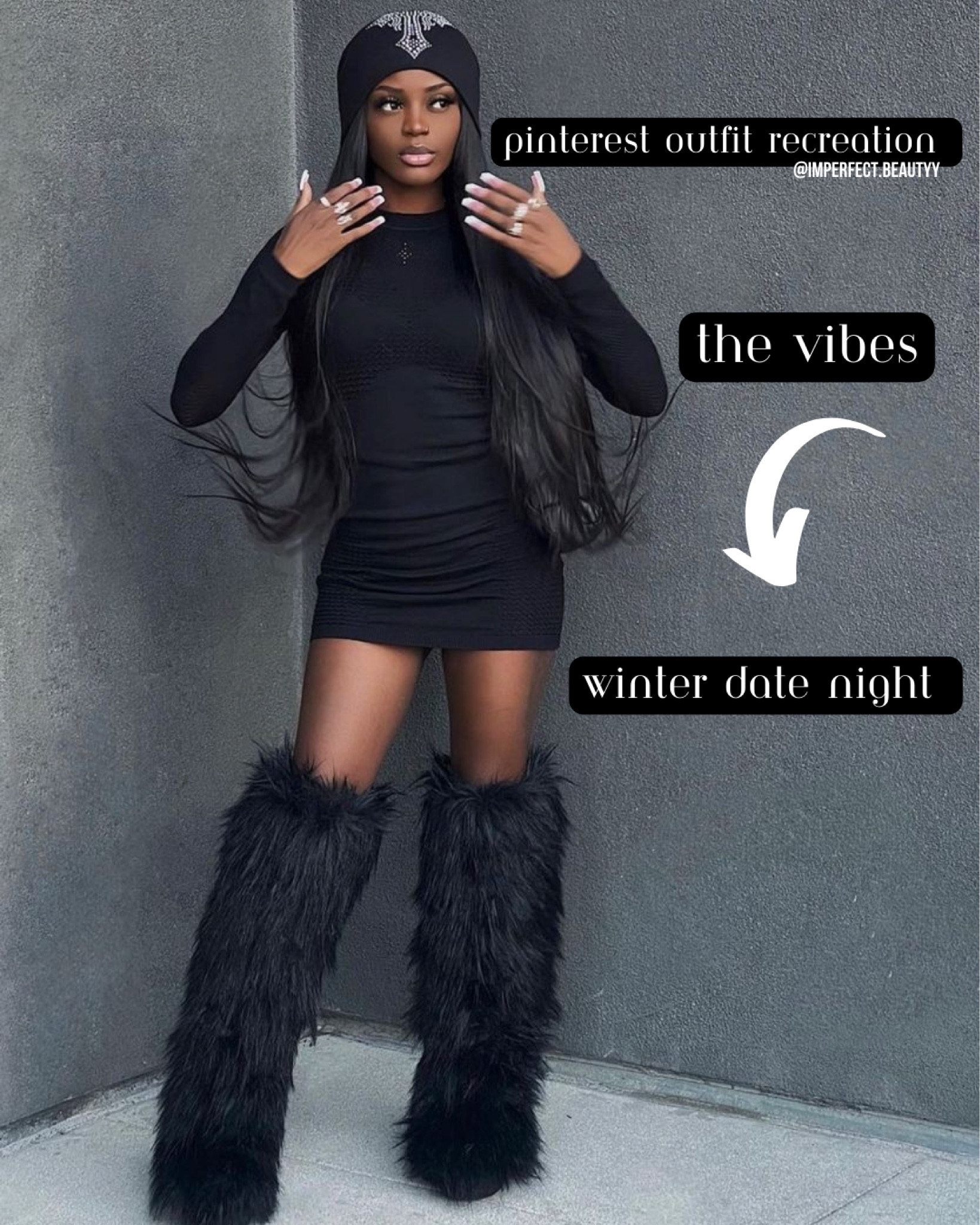 Winter Date Night Outfit Inspo


all black outfits, tall fuzzy boots, fit boots, little black dress, black knit hat, black beanie, black ootd

#LTKshoecrush #LTKstyletip #LTKitbag