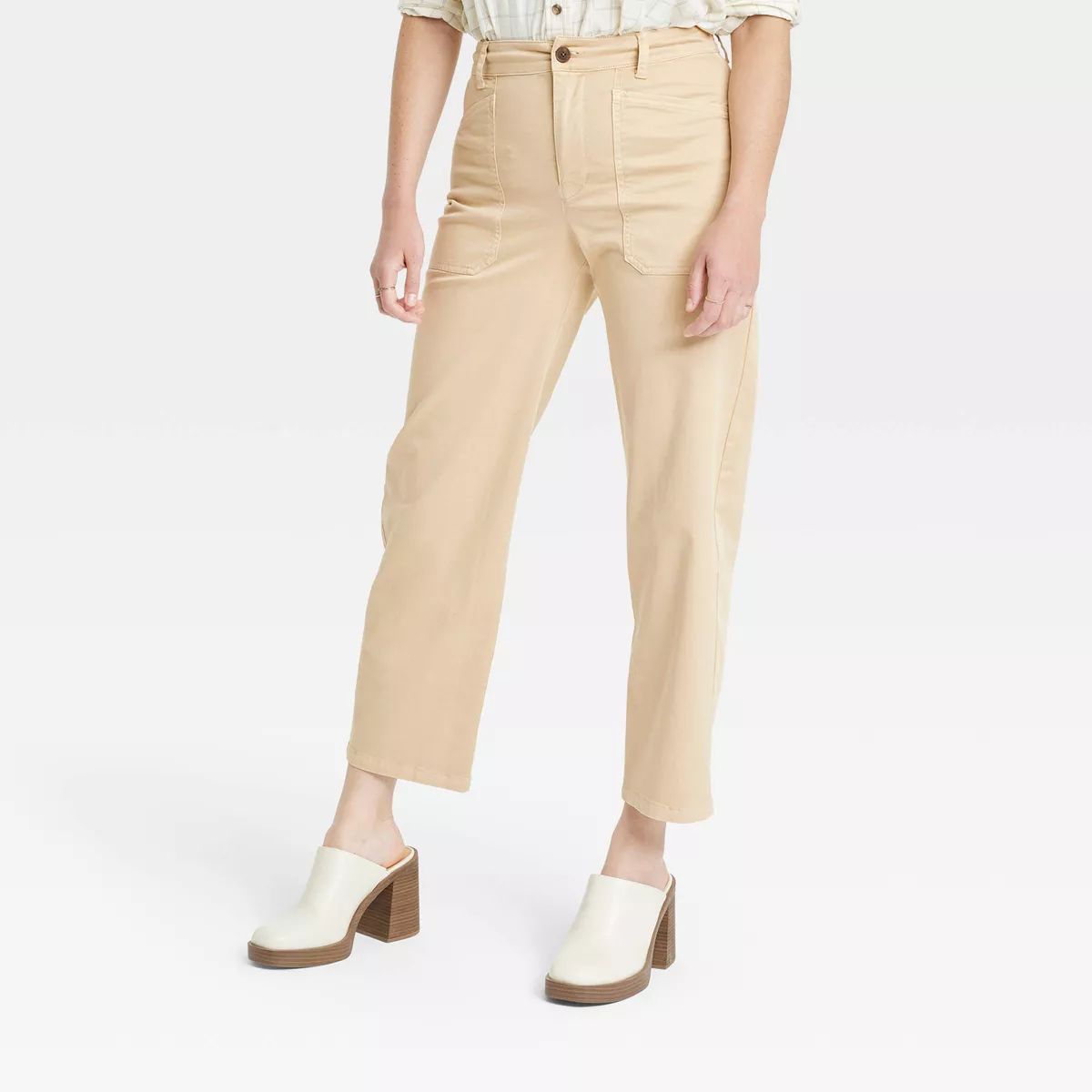 Women's High-Rise Barrel Leg Pants - Universal Thread™ | Target