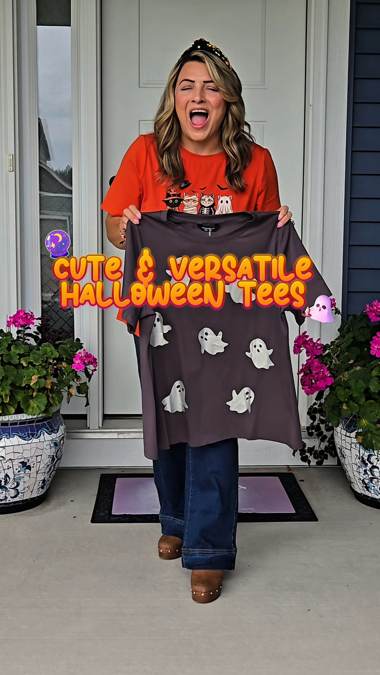 Cute and Versatile Halloween Tops 

#LTKPlusSize #LTKPetite #LTKMidsize