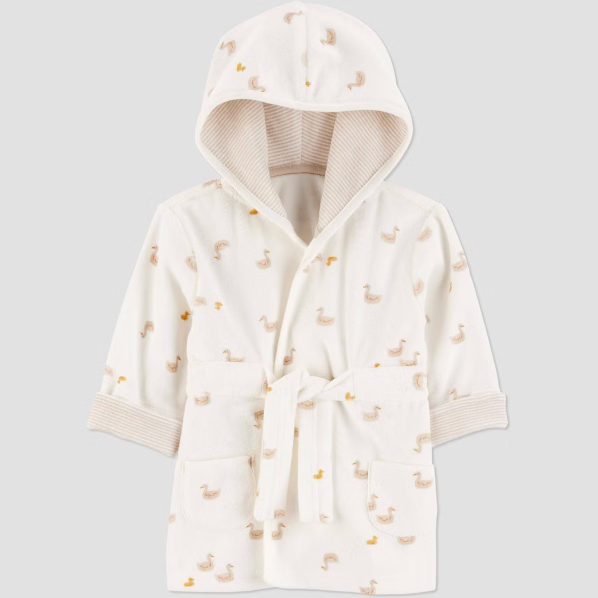 Carter's Just One You®️ Baby Duck Robe - Gray | Target