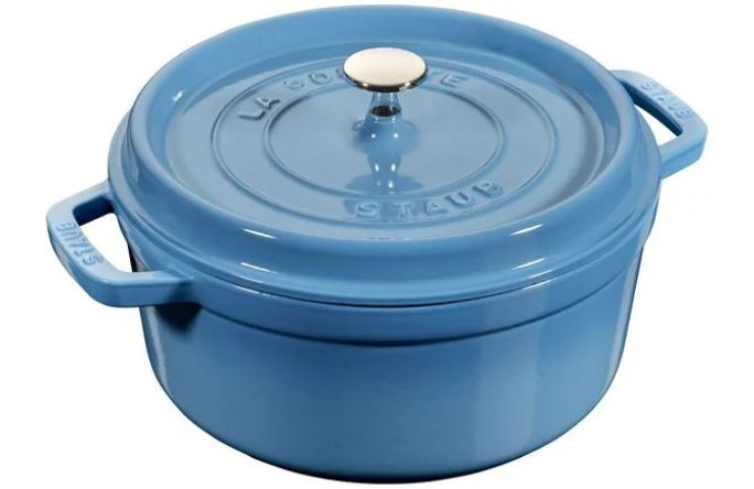 Staub La Cocotte 4 qt, Round, Cocotte, French Blue | The ZWILLING Group Cutlery & Cookware