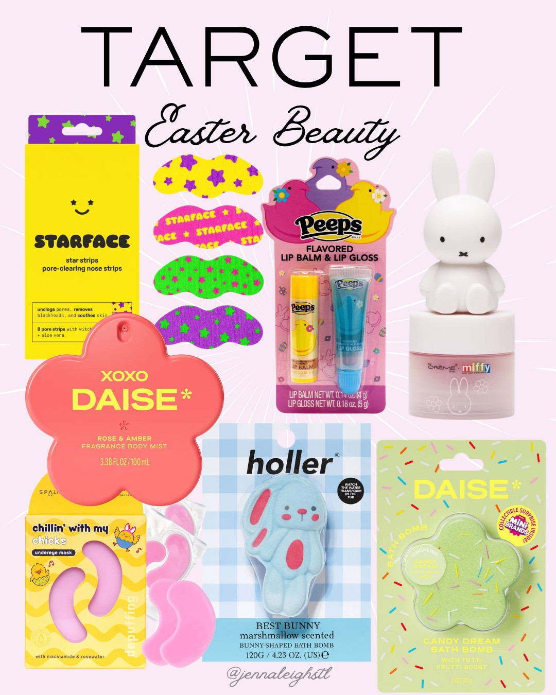 Target Easter beauty finds for those last minute basket additions. Everything is cute, affordable, and will arrive before Easter, making it perfect for filling those baskets fast. 

 #LTKmomlife #LTKSeasonal #LTKKids