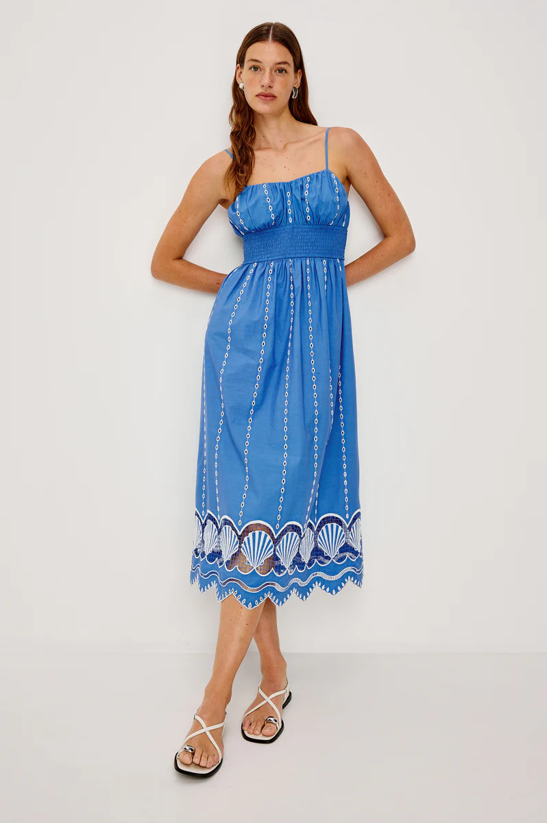 MURANO DRESS - FRENCH BLUE | Rails