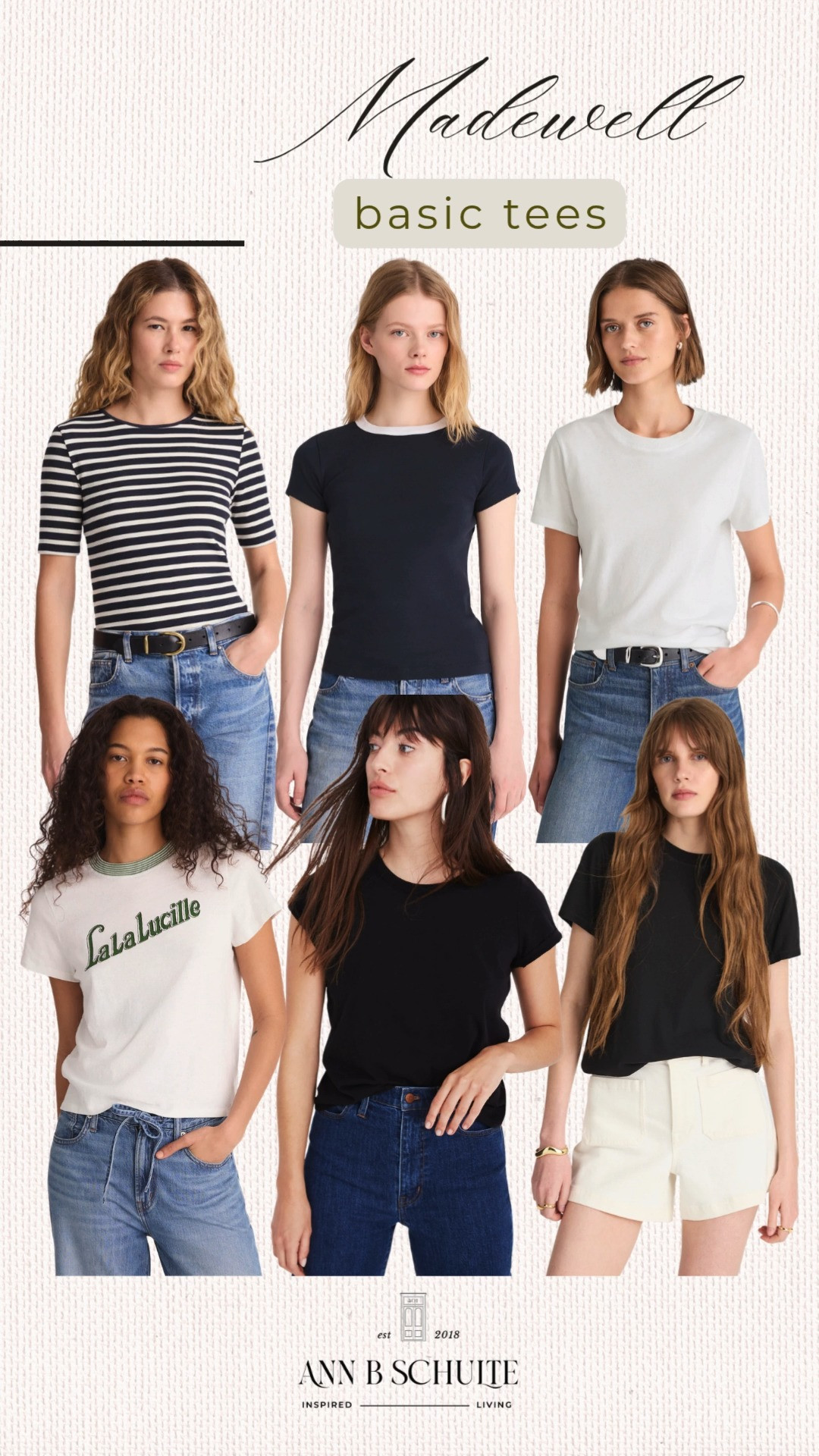 Madewell basic tees are the kind of closet heroes that pair with everything and never make a fuss. Simple, soft, and quietly brilliant. 👕✨😊
#Madewell #MadewellStyle #BasicTees #WardrobeEssentials #EverydayStyle #SpringStyle #CasualChic #OOTDInspo #LTKSpringStyle #StyleBasics 

 #LTKootd