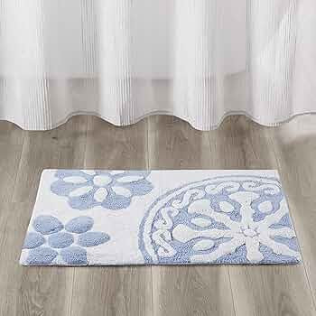 Madison Park Casablanca 100% Cotton Tufted Bathroom Rugs Luxurious Plush Medallion Floral Pattern... | Amazon (US)