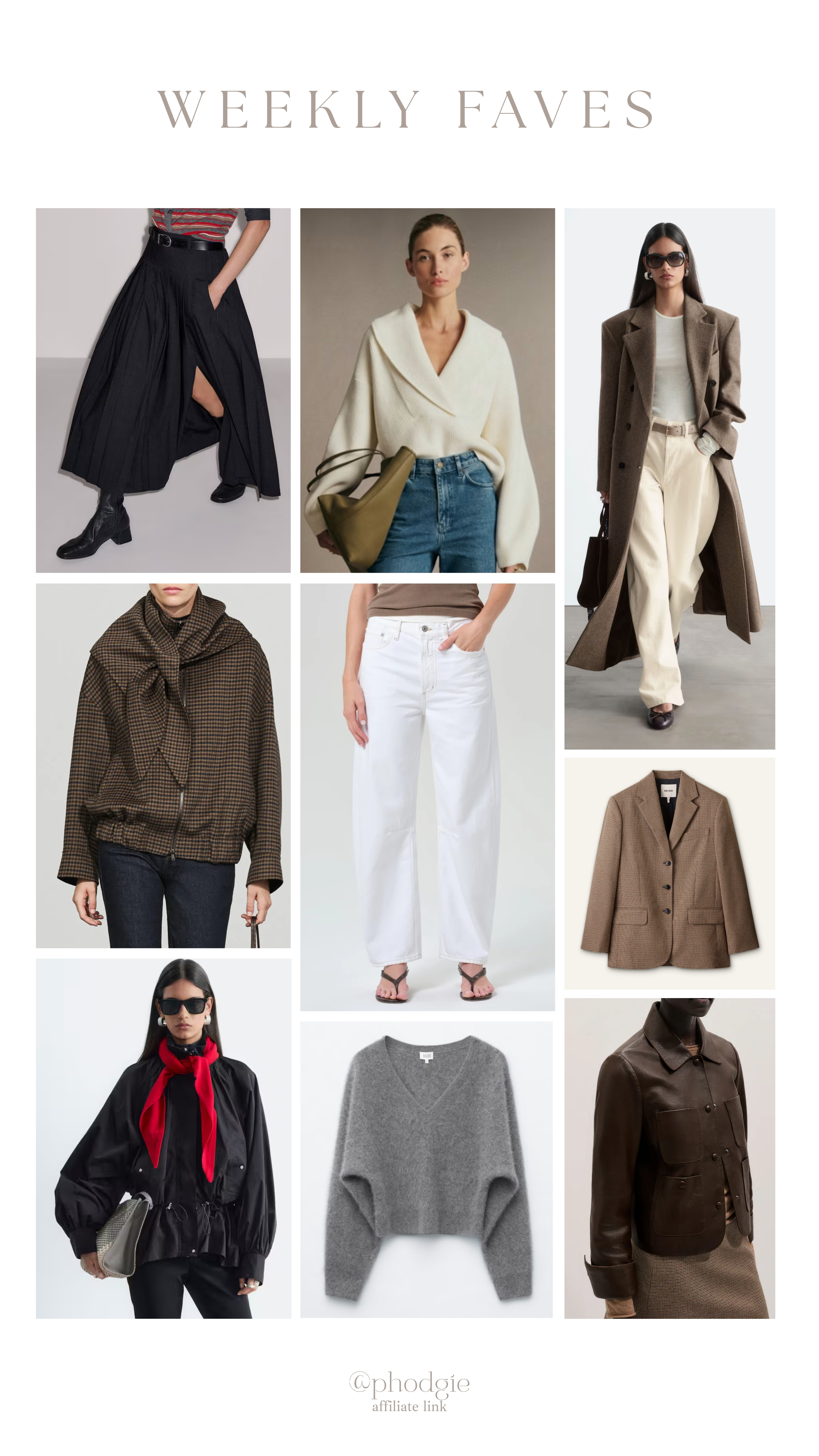 Weekly favourites 🍂

Bomber jacket, raincoat, blazer, v neck jumper, knitwear, maxi skirt, midi skirt, leather jacket, barrel leg jeans, wool coat 

 #LTKuk #LTKautumn #LTKjeans