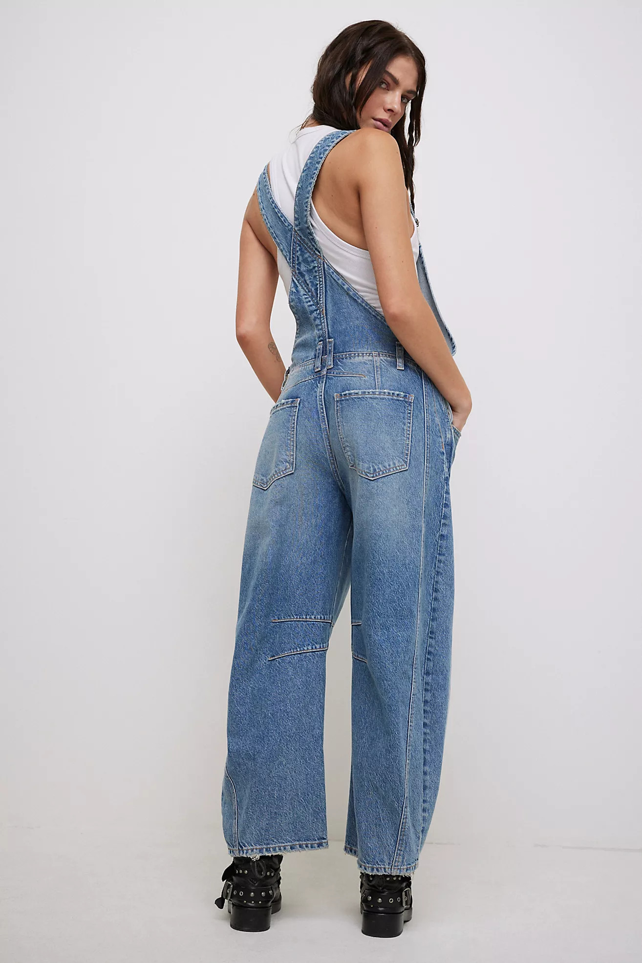We The Free Good Luck Barrel Overalls | Free People (Global - UK&FR Excluded)