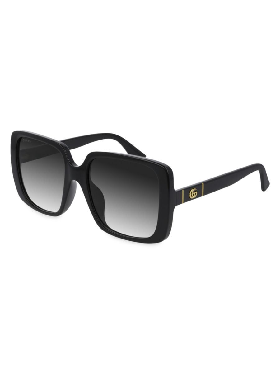 Gucci Gucci Lines 56MM Rectangular Sunglasses | Saks Fifth Avenue