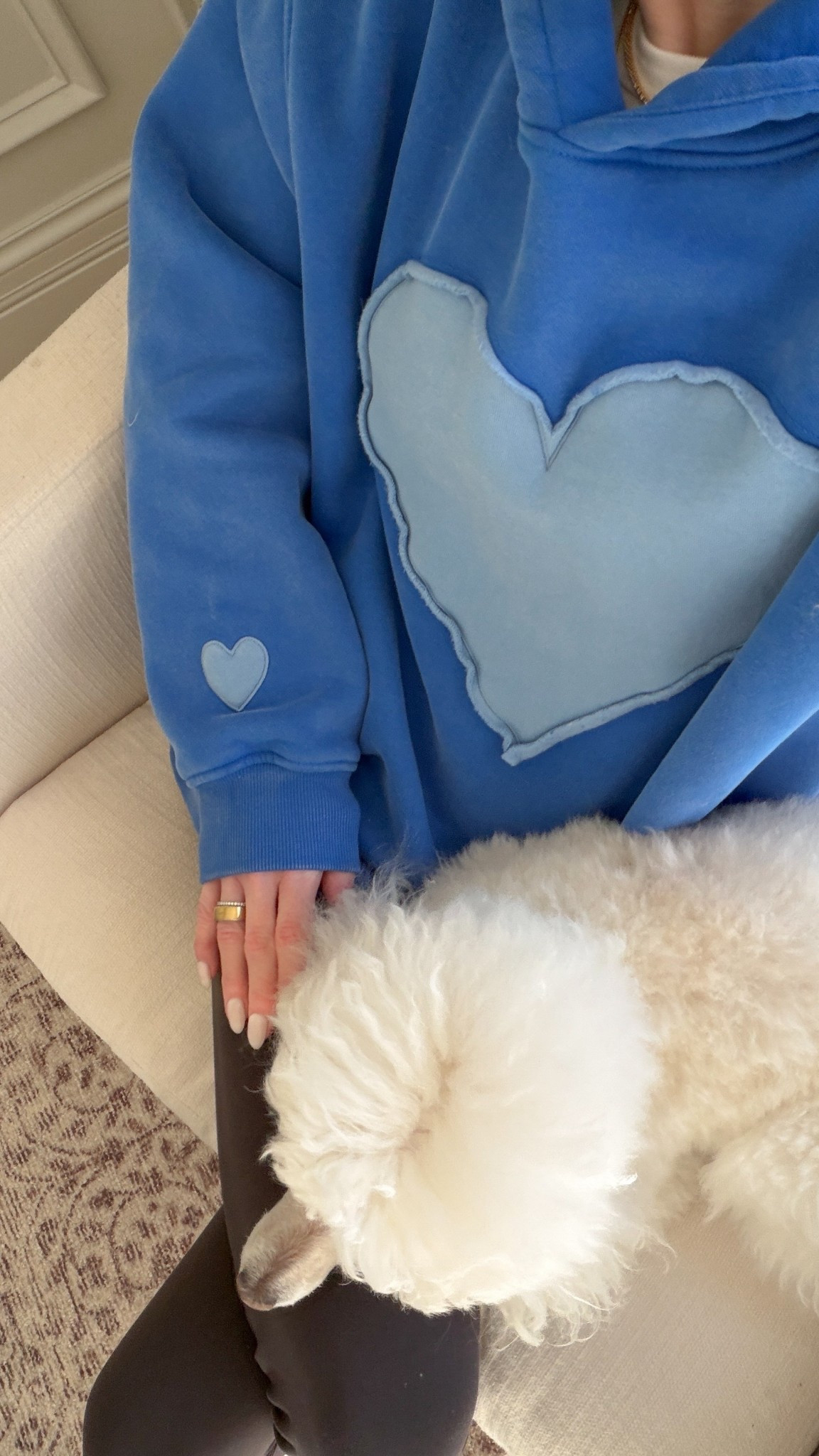 Love this heart sweatshirt so much I have it in pink and blue! 💙🩷 it’s super thick and runs big!

#LTKSaleAlert #LTKHome #LTKdayinmylife