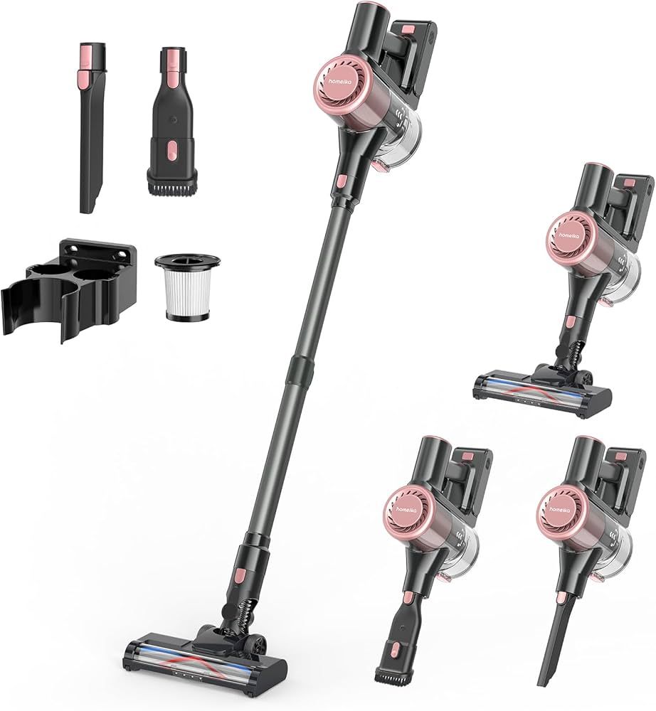 Homeika Cordless Vacuum Cleaner, 28Kpa Powerful Suction, 380W Strong Brushless Motor with 8 in 1 ... | Amazon (US)