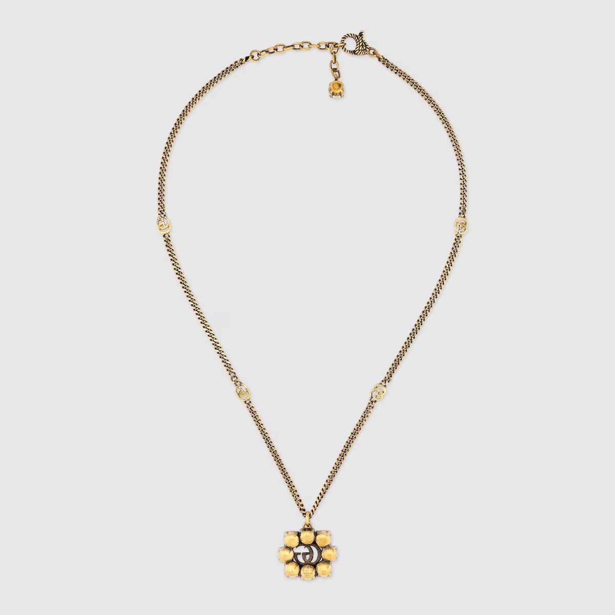 Gucci Crystal Double G necklace | Gucci (US)