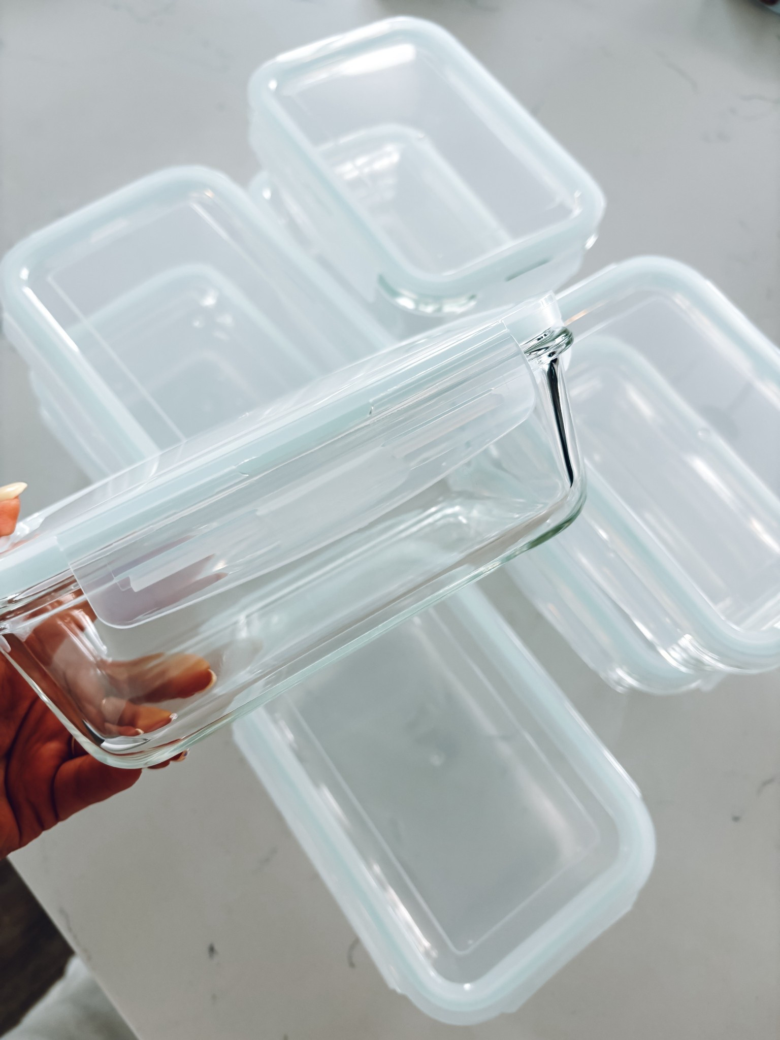 made the switch to this glass Tupperware (plastic lid) and am so excited cause I’ve had an all plastic kind that was very similar and have loved them (minus the plastic lol) and they’ve been cracking anyway so I ordered these!! this size is the best for a lunch portion of leftovers!! 

| Tupperware | lunch containers | kitchen 

#LTKHome