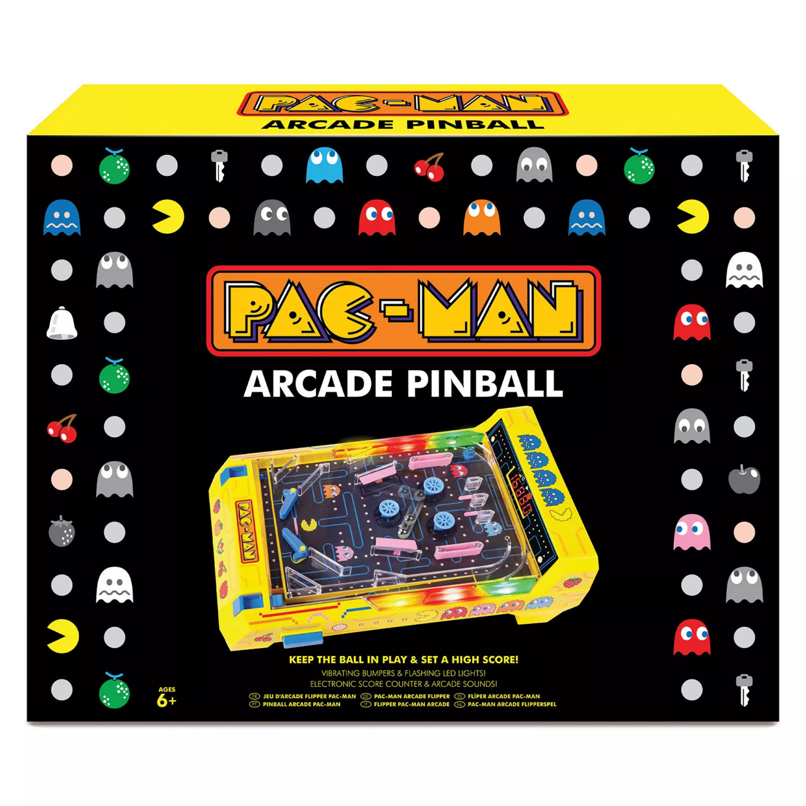 Merchant Ambassador Arcade Pinball Tabletop Game with Light & Sound Features, Pac Man | Kohl's
