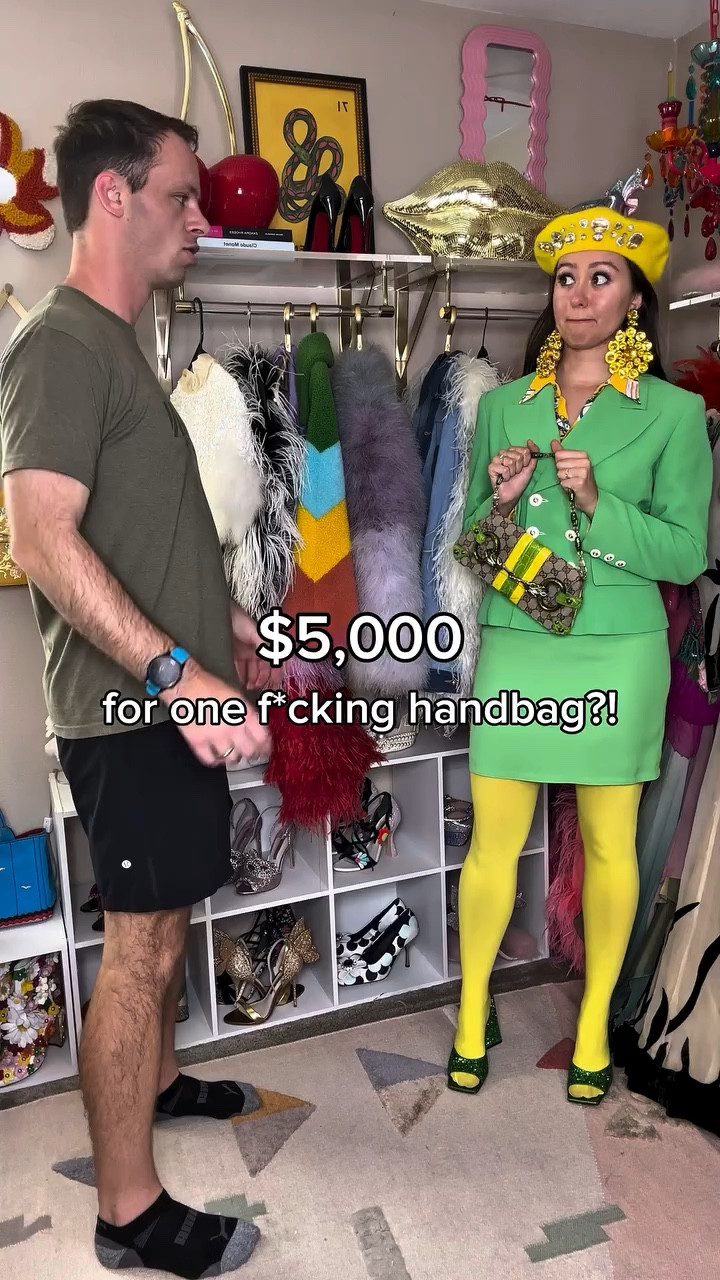 Husband: “You spent HOW much… on just a bag??” 😳
Me: “It’s not just a bag… it’s a special edition Tom Ford for Gucci horse bit shoulder bag with dragon hardware.”

POV: explaining that this isn’t a purchase, it’s an investment in my personality 💅✨

Tag someone who’d also spend rent on a handbag as long as it’s archival designer😭

#LuxuryHumor #GucciHorsebit #TomFordEra #DesignerLife #FashionReels 

Tom Ford Gucci Horsebit bag, Gucci Horsebit special edition, funny couple reels fashion, luxury bag humor, designer handbag memes, Tom Ford Gucci era, luxury fashion jokes, high end handbags, fashion couple humor, designer bag obsession