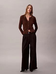 Adjustable Wide Leg Chino Pants | Calvin Klein | Calvin Klein (US)