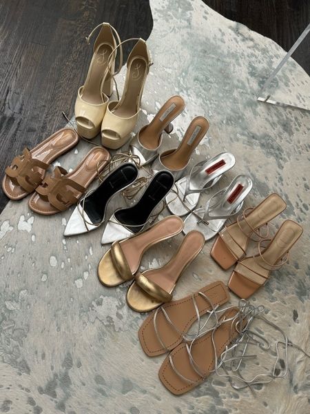 MUST HAVE Summer shoe edit - all so chic and fabulous and perfect for so many occasions ✨✨ #sandals #weddingguestshoe #summershoe #platforms #laceupsandals #kittenheel

#LTKFindsUnder100 #LTKShoeCrush #LTKSaleAlert
