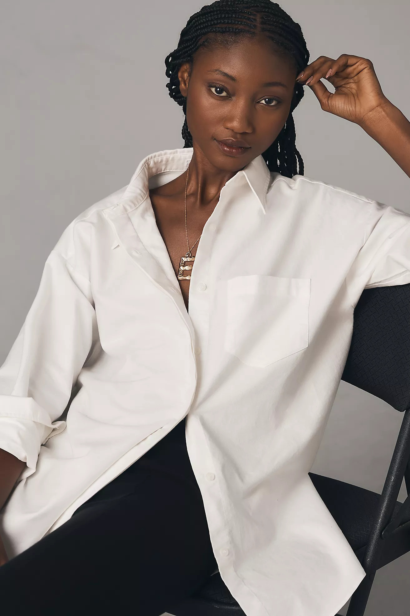 Good American Good Oxford Shirt | Anthropologie (US)