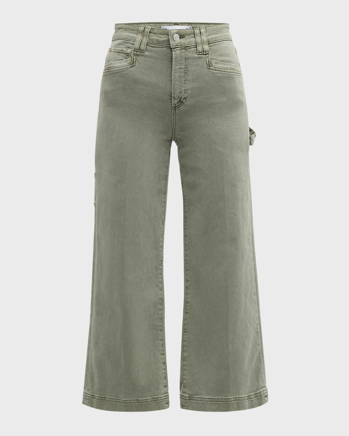 Anessa Wide-Leg Carpenter Jeans | Neiman Marcus