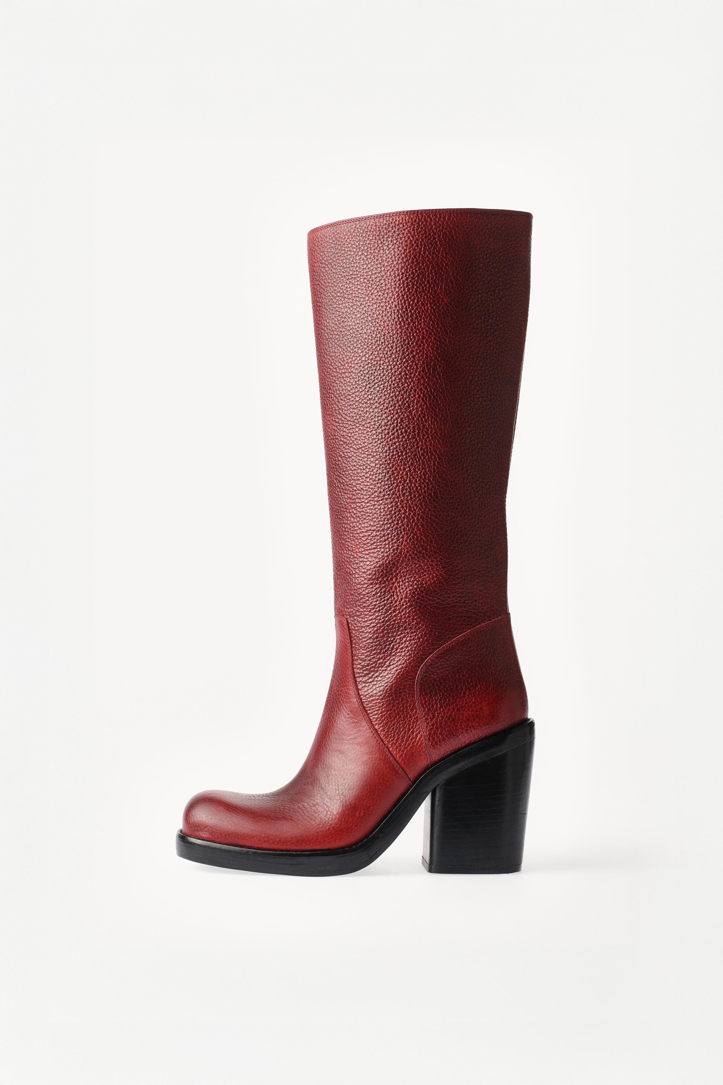 LEATHER HIGH BOOTS WILLY CHAVARRIA X ZARA | Zara US