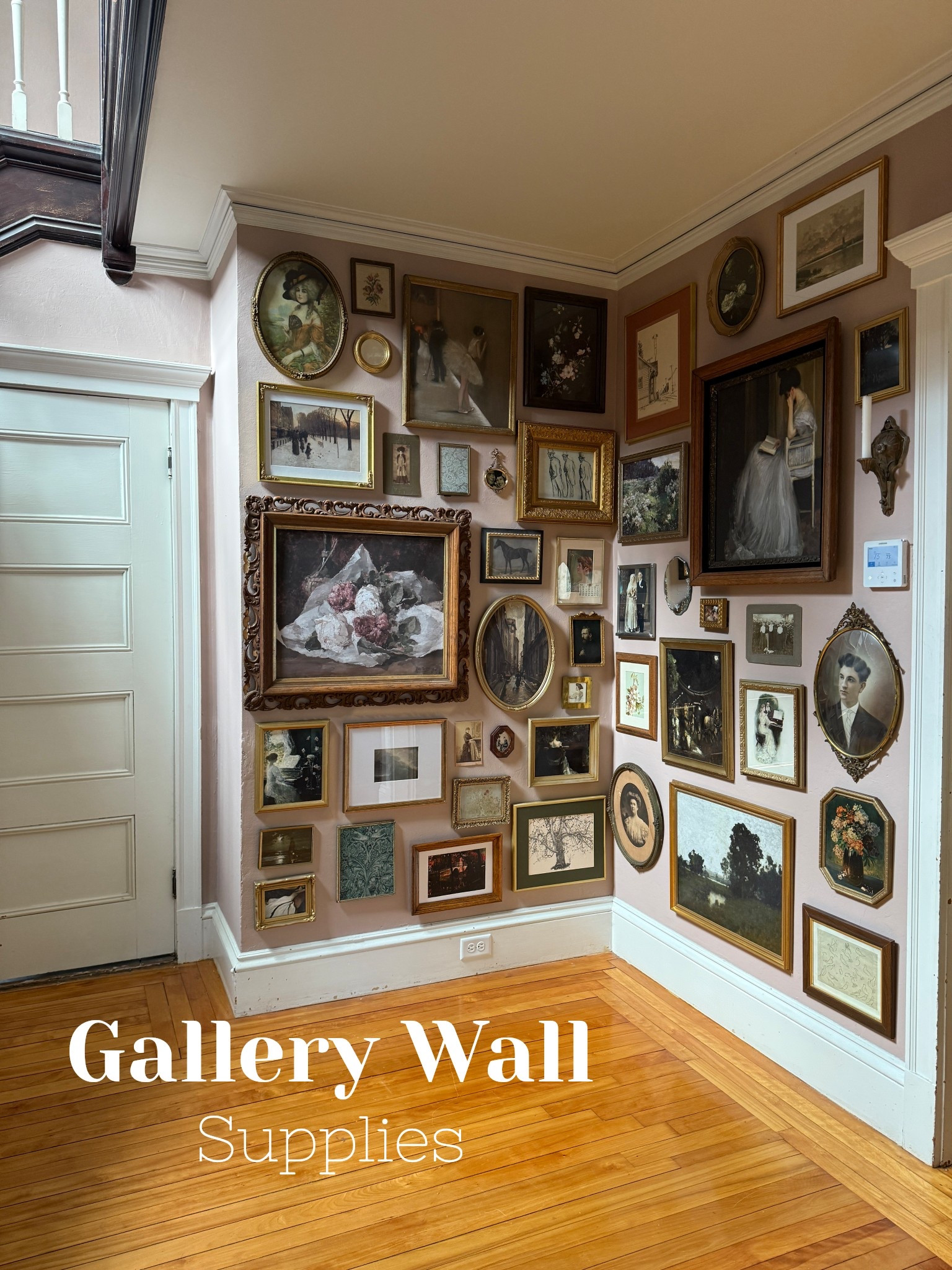 Installation of the gallery wall is complete! Here are all of the supplies I used to get this done. 

#LTKHome