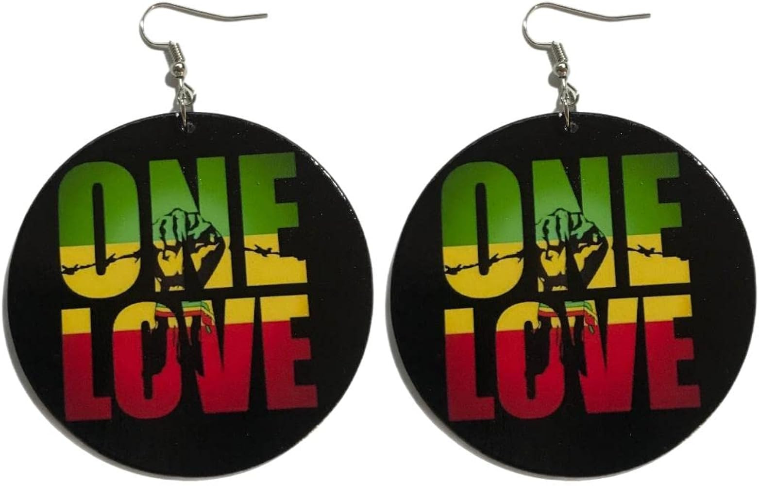 One Love Wood Earrings | Amazon (US)