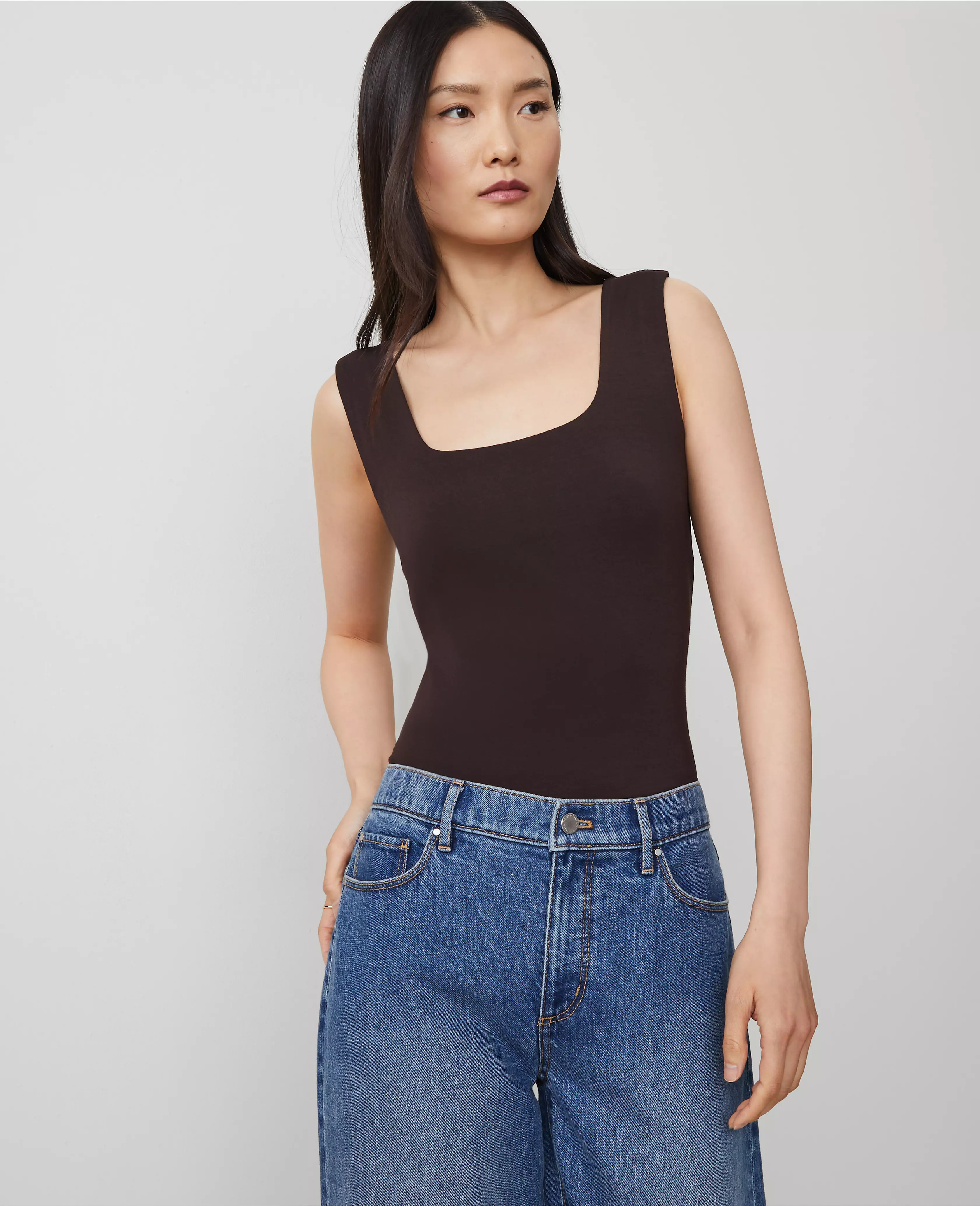 Square Neck Tank Top | Ann Taylor (US)