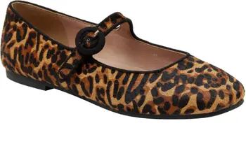 Linea Paolo Marley Leopard Print Genuine Calf Hair Flat (Women) | Nordstrom | Nordstrom