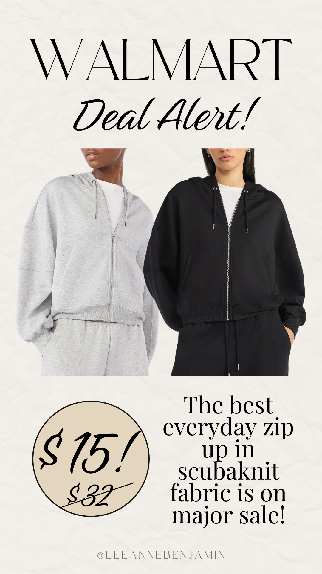 Deal alert on the best selling everyday zip up from Walmart! 

 #LTKootd #LTKOver40 #LTKSaleAlert
