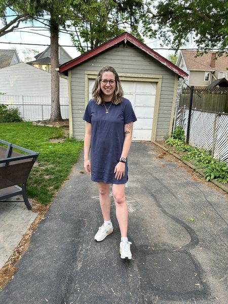 Another go to this summer - this t-shirt dress from old navy is perfectly tailored to be flattering but still comfortable. 

#LTKFindsUnder50 #LTKMidsize #LTKSaleAlert