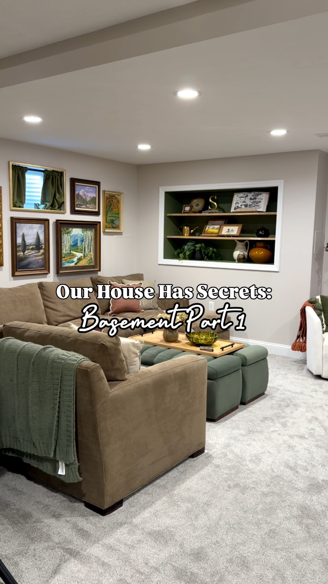 Green cabinet info:

We thrifted these old kitchen cabinets, added feet, pulls & a stained wood top to make this storage cabinet console! We used 2 upper cabinets as they are more narrow & we joined them with standard cabinet screws. 

I used my fav furniture paint (Fusion Mineral Paint) in the color Bayberry bc no sanding is needed! I clean with a degreaser & paint! I do seal some of my “high touch surface” pieces but didn’t do this one. I linked my fav top coat too though. 
*use discount code popofcolorfmp on the Fusion Mineral Paint website!

These electric fireplaces come in tons of colors, sizes & styles & add instant cozy to any space! 

#LTKHome