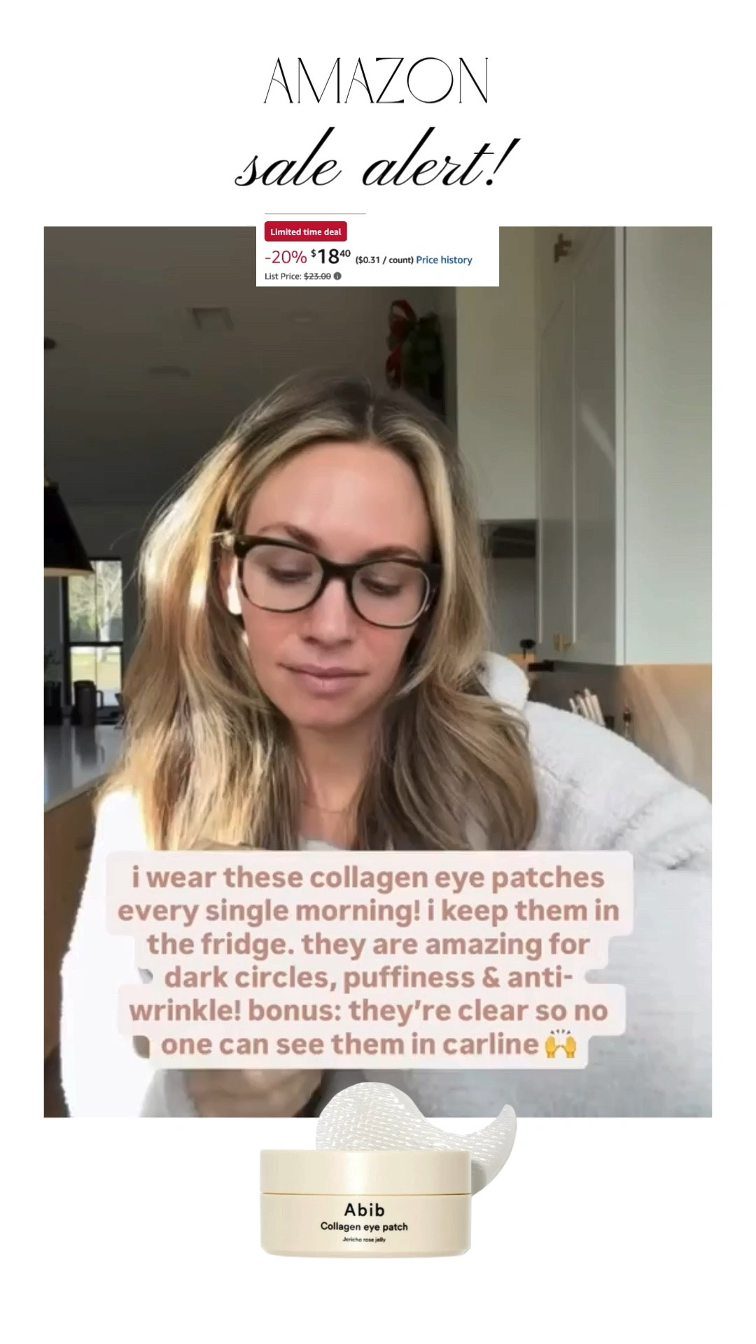 Sale alert! ✨ my favorite every day eye patches are 20% off right now making them under $20. I keep mine in the fridge and I swear by these for de-puffing!

#LTKgrwm #LTKselfcare