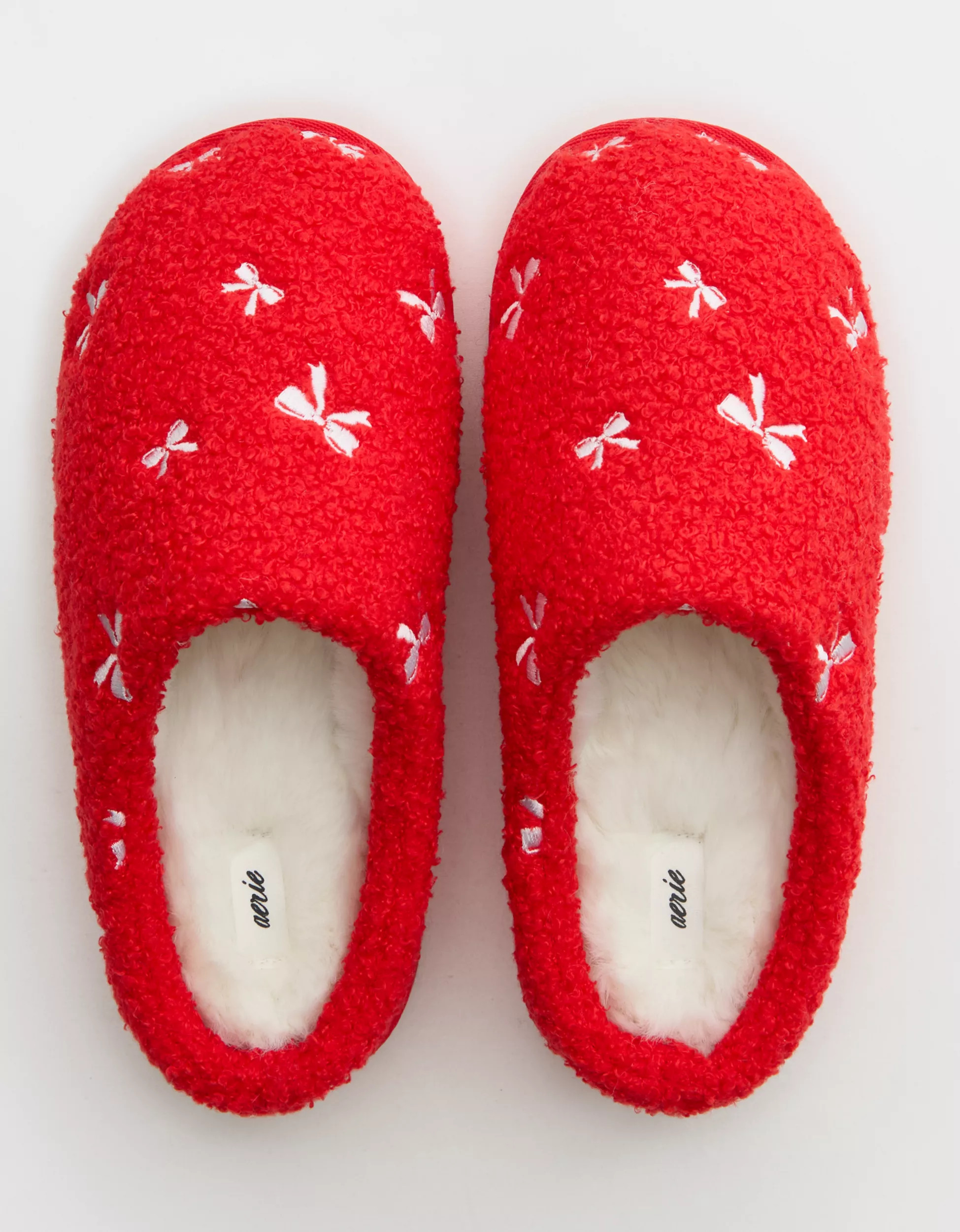 Aerie Sherpa Scuff Slippers | Aerie