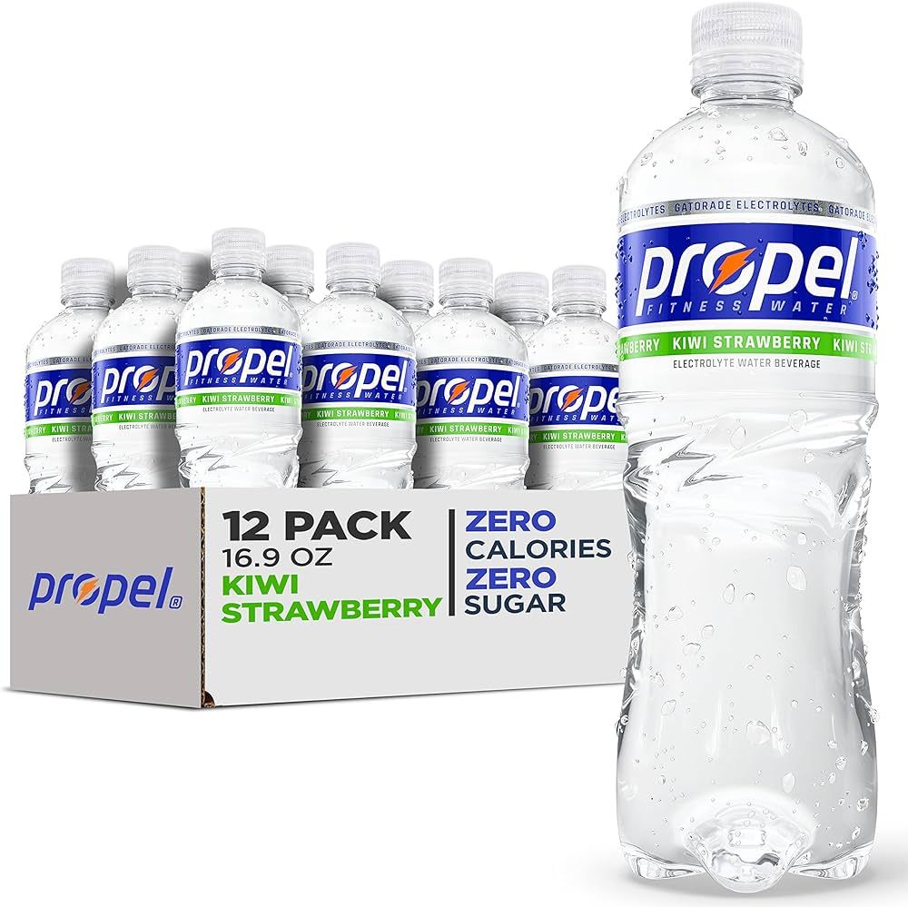 Propel, Kiwi Strawberry, Zero Calorie Sports Drinking Water with Electrolytes and Vitamins C&E, 1... | Amazon (US)