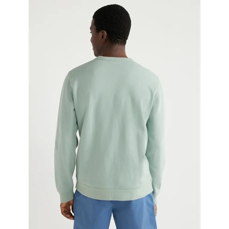 Free Assembly Men's Crewneck Sweatshirt with Long Sleeves, Sizes S-3XL - Walmart.com | Walmart (US)