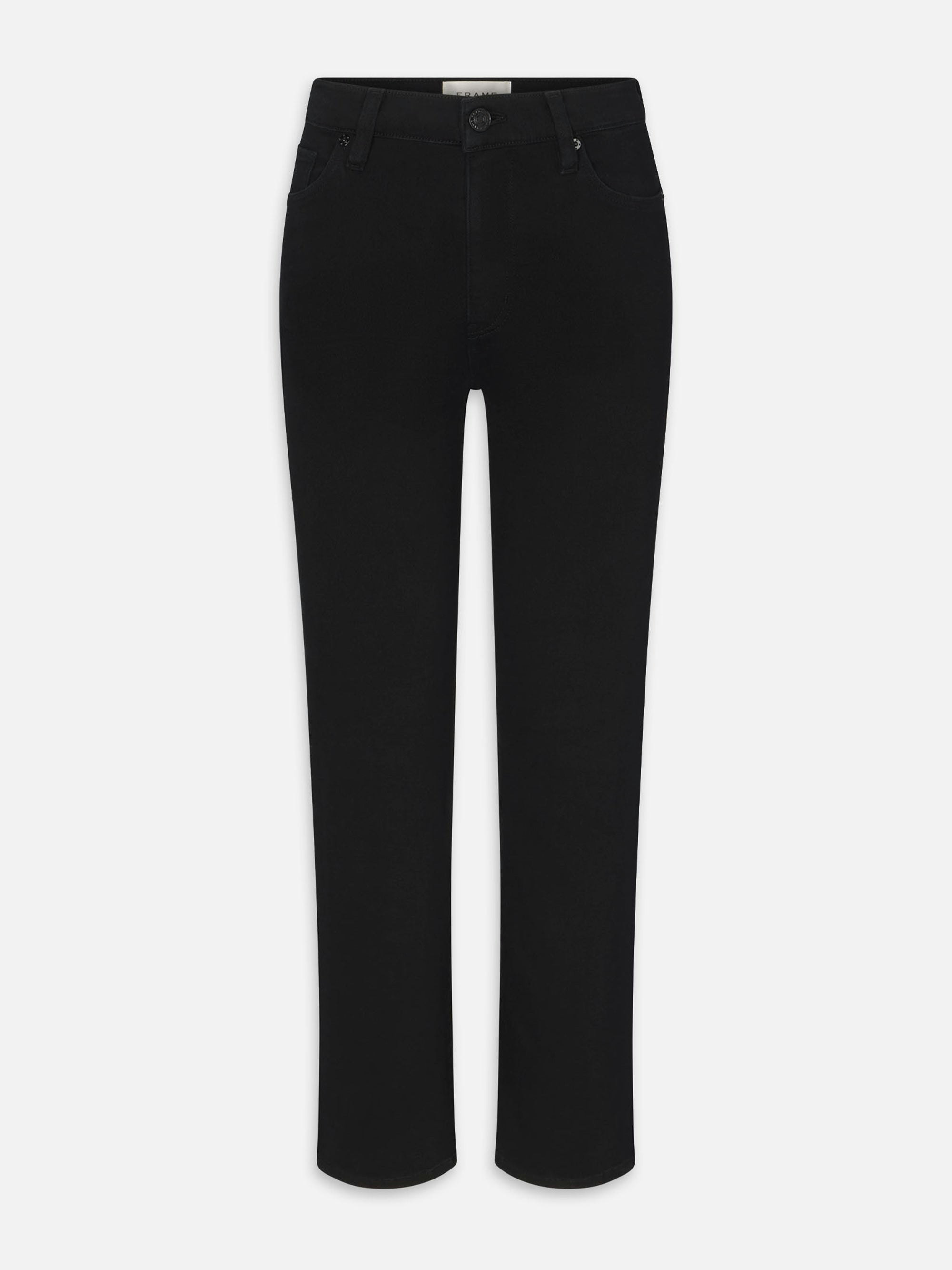 Le Sleek Straight -- Black | Frame Denim