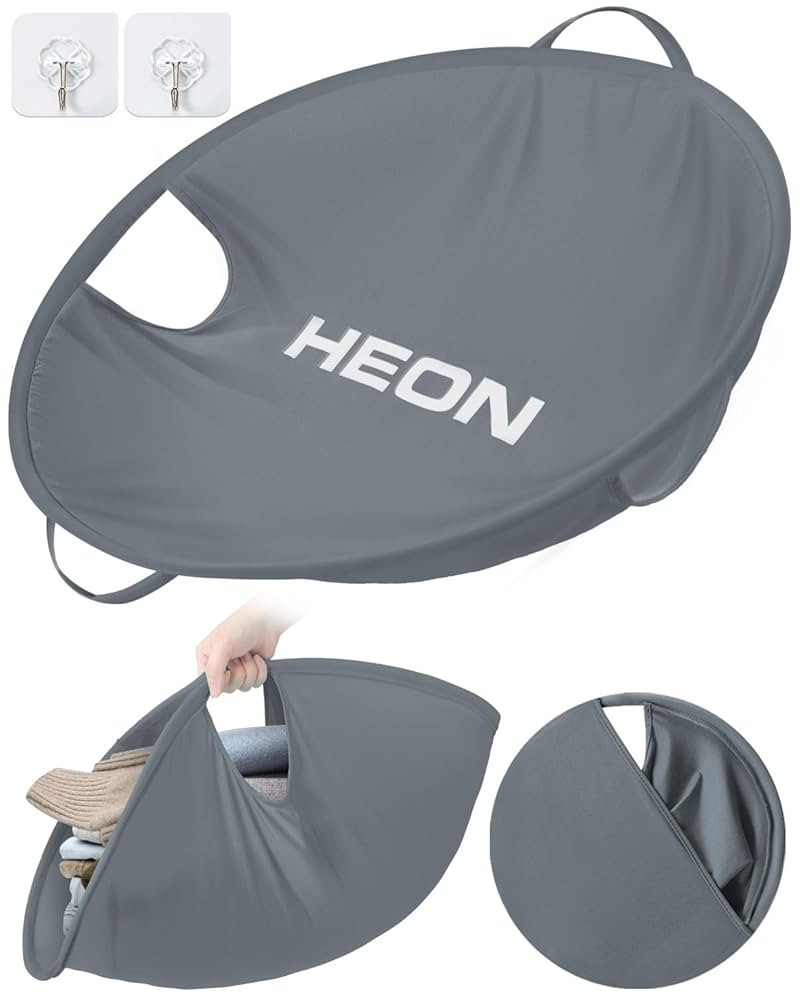27" Pop Up Laundry Hamper, HEON Foldable Laundry Basket for Dirty Clothes Dryer & Washer Removal,... | Amazon (US)