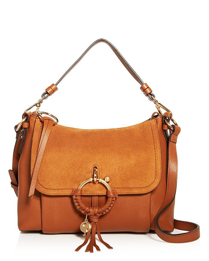 Joan Small Leather & Suede Shoulder Bag | Bloomingdale's (US)