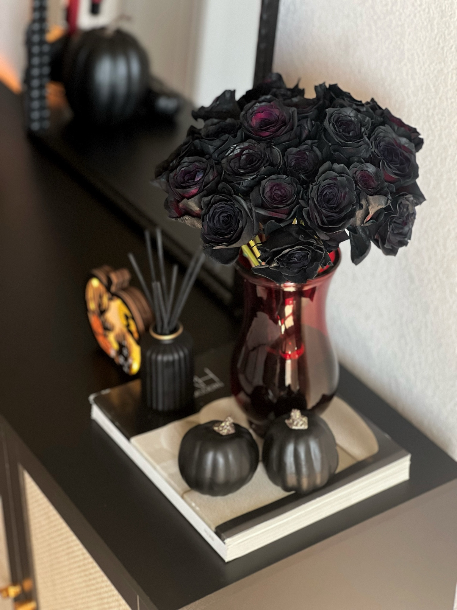 Black beauty for your Halloween decorations! #blackroses

#LTKHome #LTKSeasonal #LTKHalloween