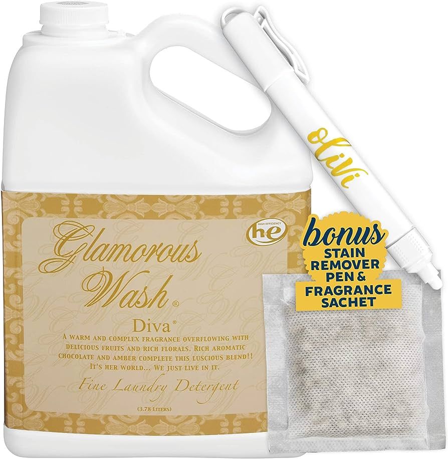 Tyler DIVA Glamorous Wash Laundry Detergent - 1 Gallon - With Olivi Stain Remover Pen - Fresh Sce... | Amazon (US)