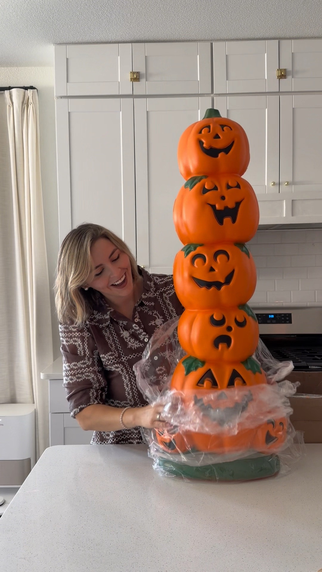 The cutest pumpkin stack blow mold!

#LTKSeasonal #LTKmomlife #LTKHome