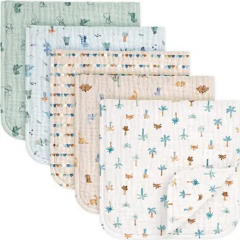 5-Pack Lyra Muslin Burp Cloths | Nordstrom