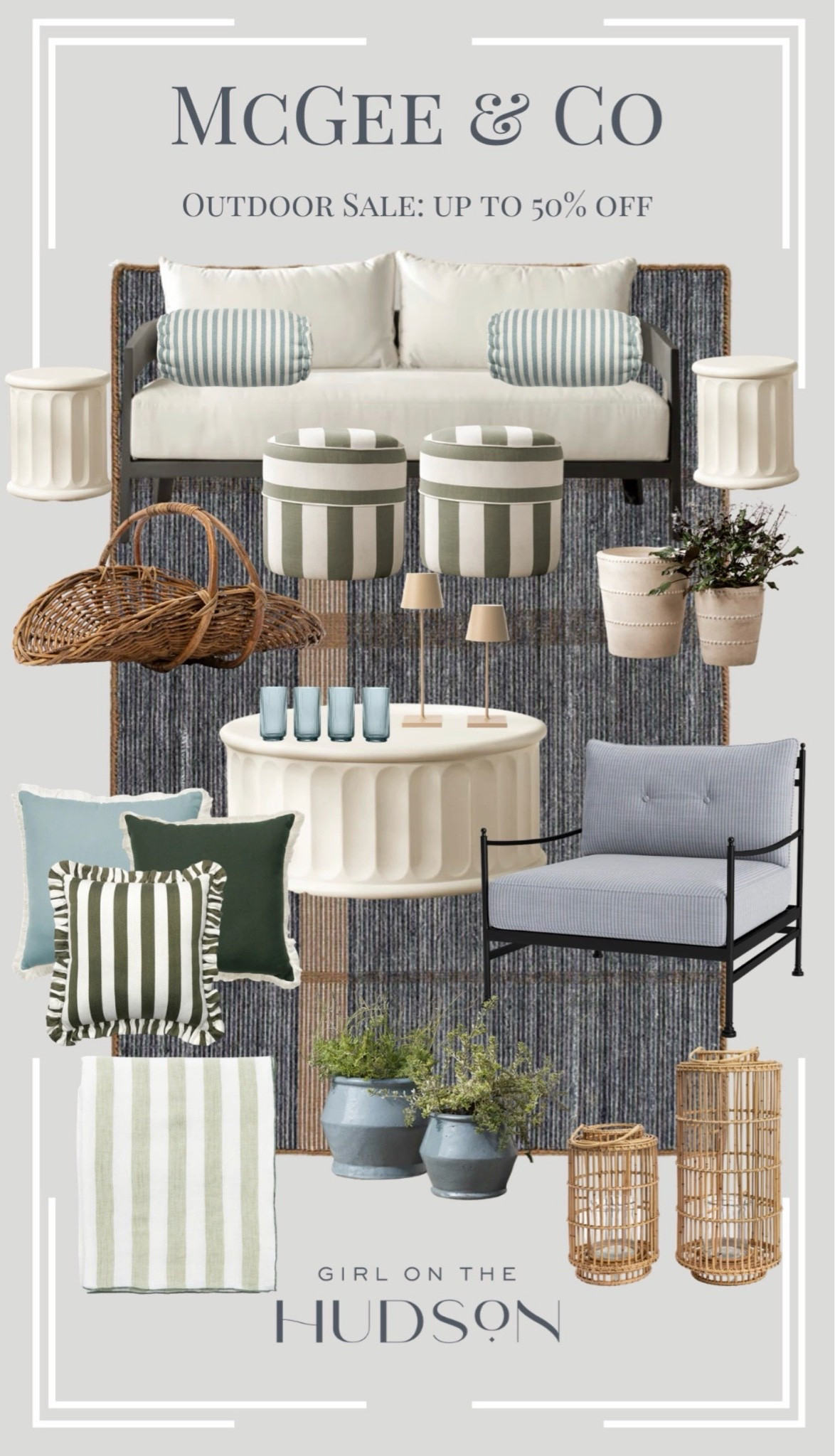 Sale ends tonight!! 

McGee & Co outdoor sale! The best time to invest in outdoor furniture, summer entertaining tabletop, planters, outdoor pillows, rugs and more!

#LTKSaleAlert #LTKHome #LTKSeasonal