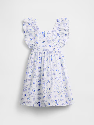 babyGap Poplin Ruffle Dress | Gap Factory | Gap Factory