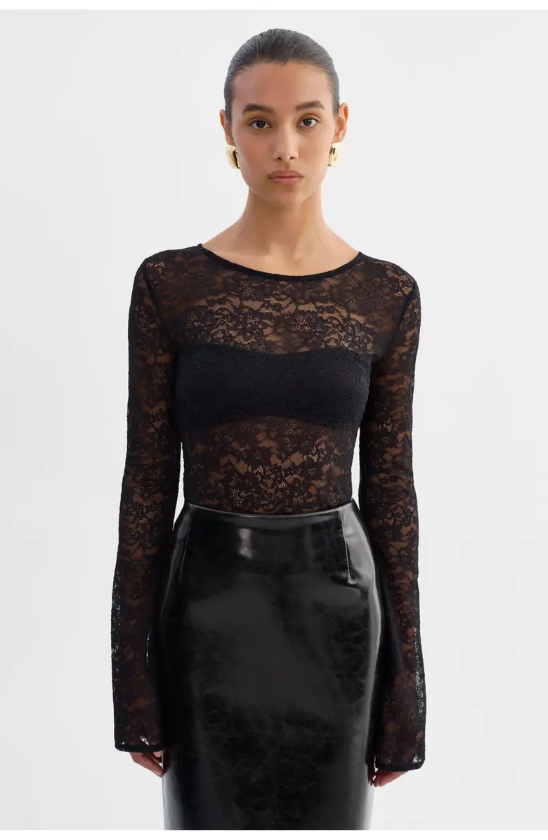 Amelia | Lace Long Sleeve Top | Nordstrom