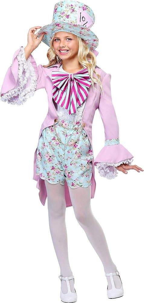 Kids Mad Hatter Costume Girls Alice in Wonderland Costume | Amazon (US)