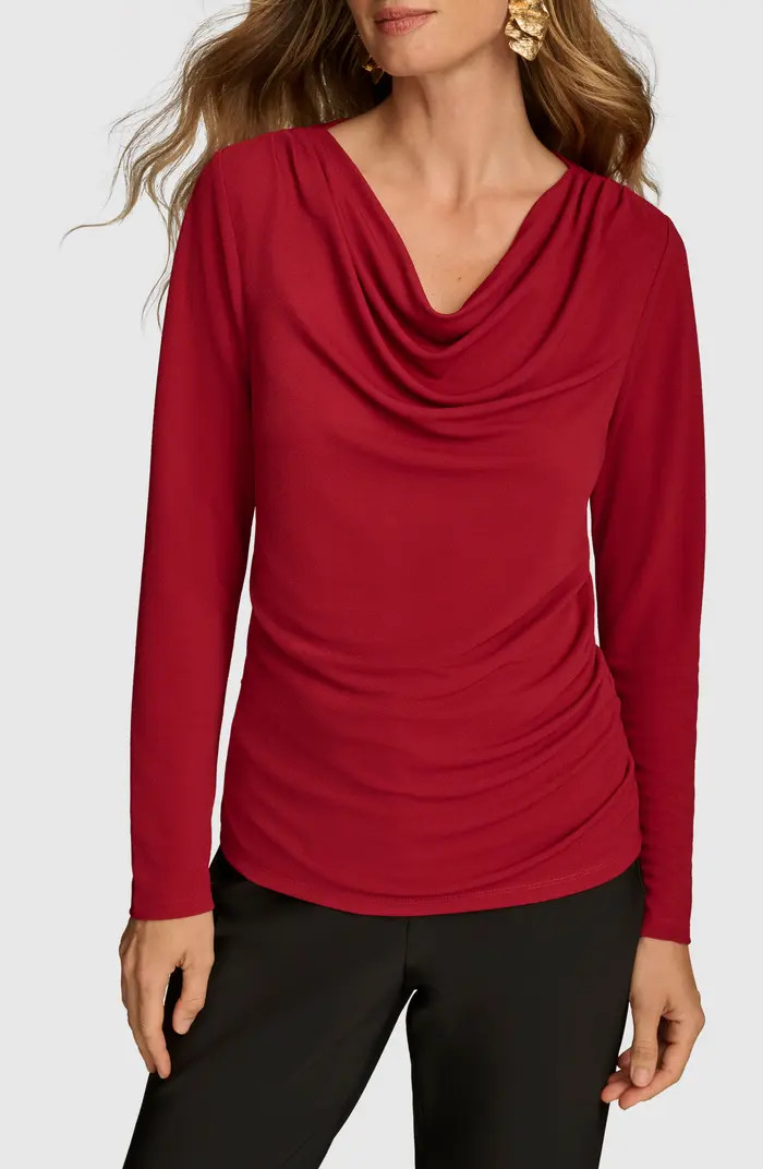 Donna Karan New York Cowl Neck Top | Nordstrom | Nordstrom