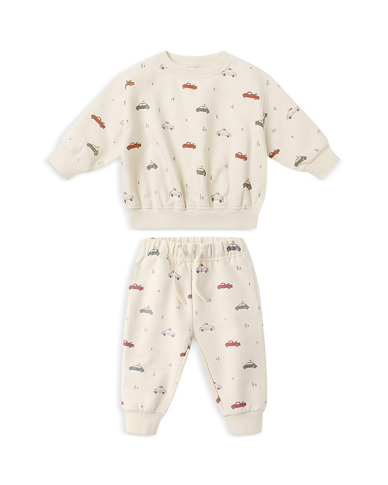Quincy Mae Boys' Relaxed Fleece Sweatshirt & Pants Set - Baby | Bloomingdale's (US)