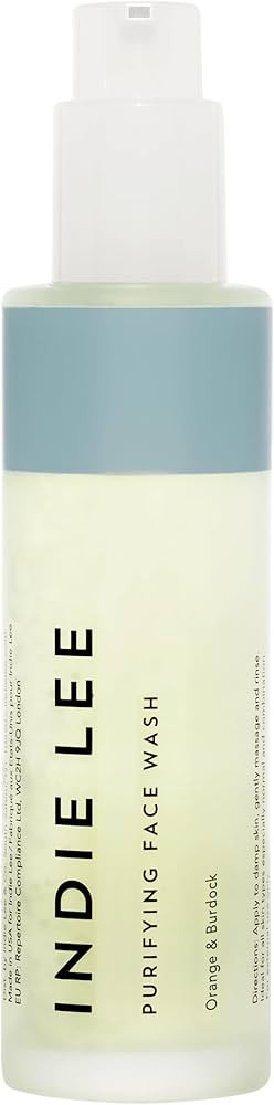 Indie Lee Purifying Face Wash - Hydrating Facial Cleanser + Makeup Remover - With Orange, Lavende... | Amazon (US)