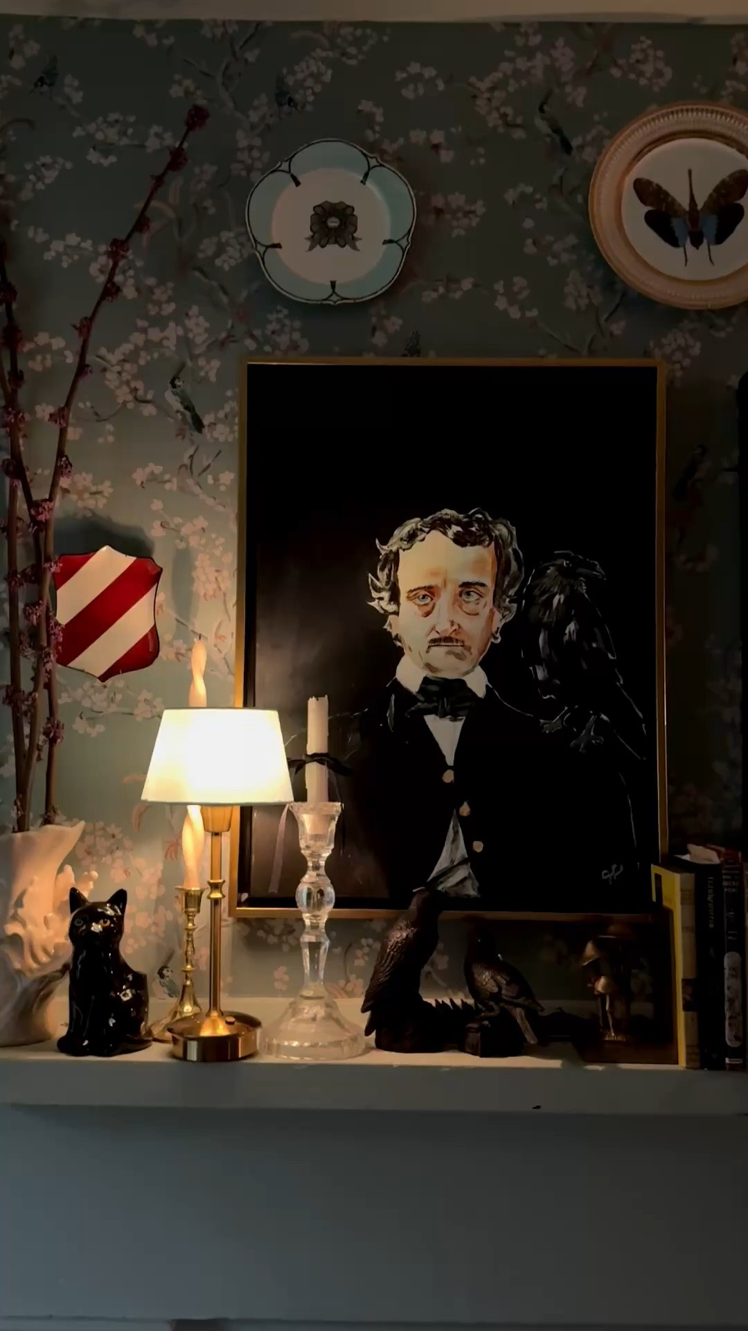 An Edgar Allan Poe portrait - perfect for fall and spooky season!!

#LTKstorytime #LTKSeasonal #LTKHome