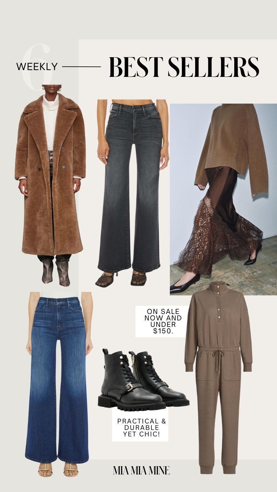 Weekly best sellers on #miamiamine
Mother black jeans
Mother hustler roller sneak jeans
Avec les filles teddy bear coat
Zara satin maxi skirt
AllSaints combat boots
Saks knit jumpsuit on sale 

#LTKSaleAlert #LTKSeasonal #LTKHoliday